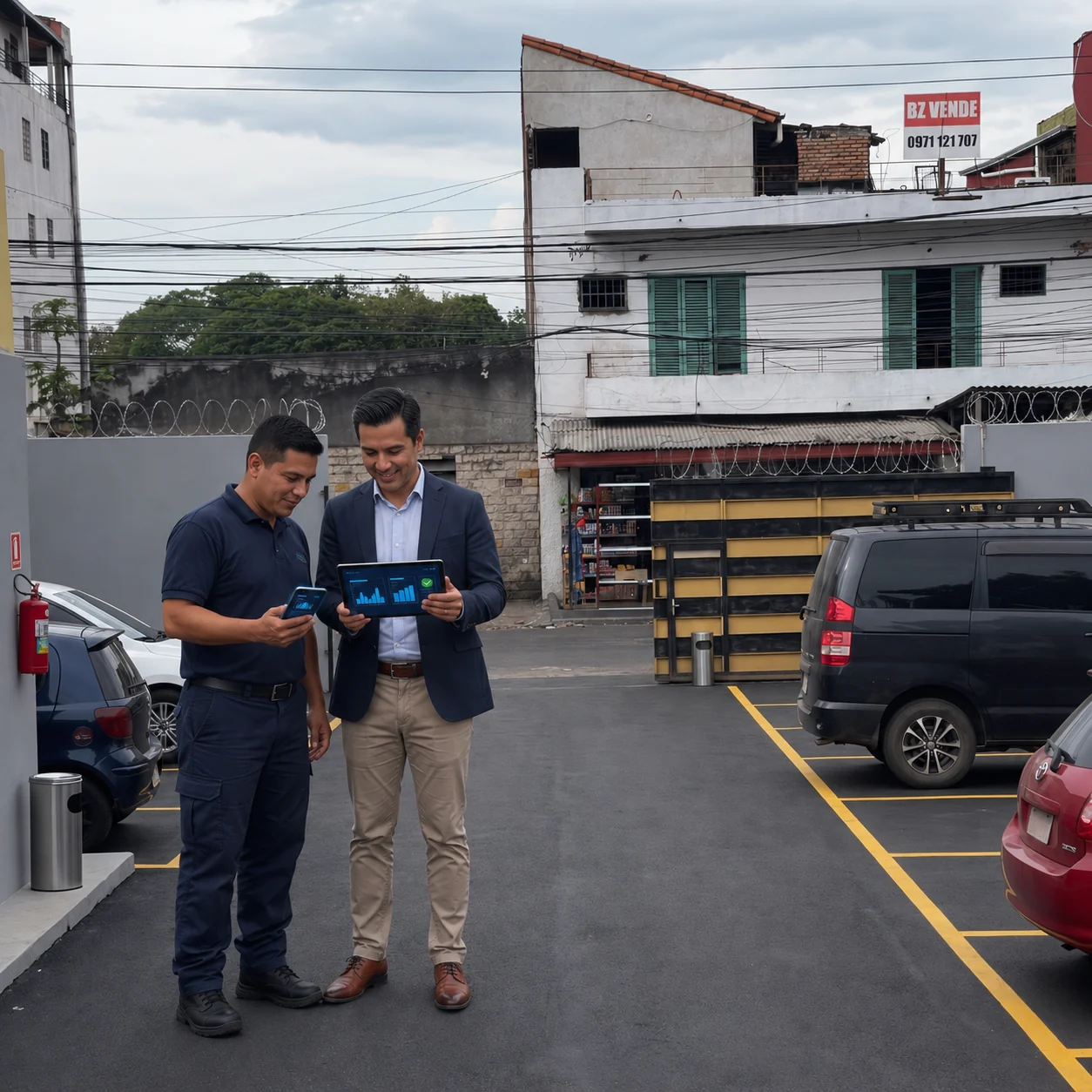Uso de tecnología en el estacionamiento E1637